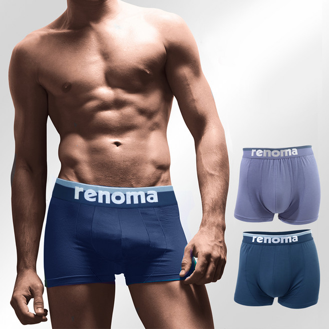renoma 男士超柔軟四角褲2件組