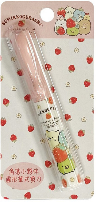 Sumikkogurashi 角落生物 小夥伴圓型筆式剪刀 C, 甜點, 1支