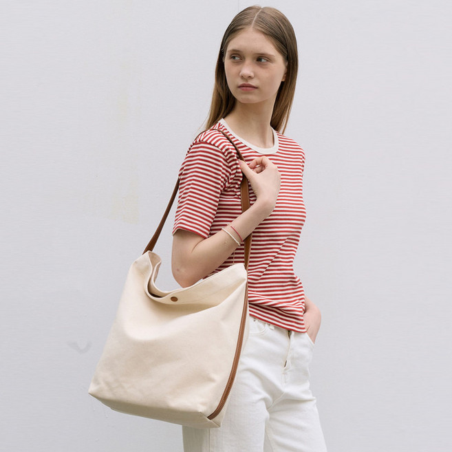 JillByJillstuart ㅊ Luna Large Line 帆布流浪包