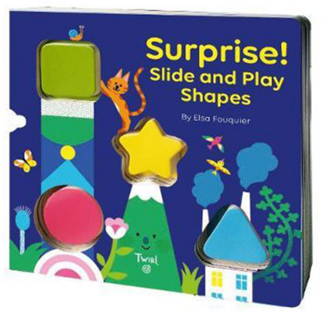SURPRISE! Slide and Play Shapes, Twirl, 英文, 硬頁書