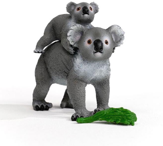 schleich 史萊奇 無尾熊媽媽與寶寶公仔, 1個