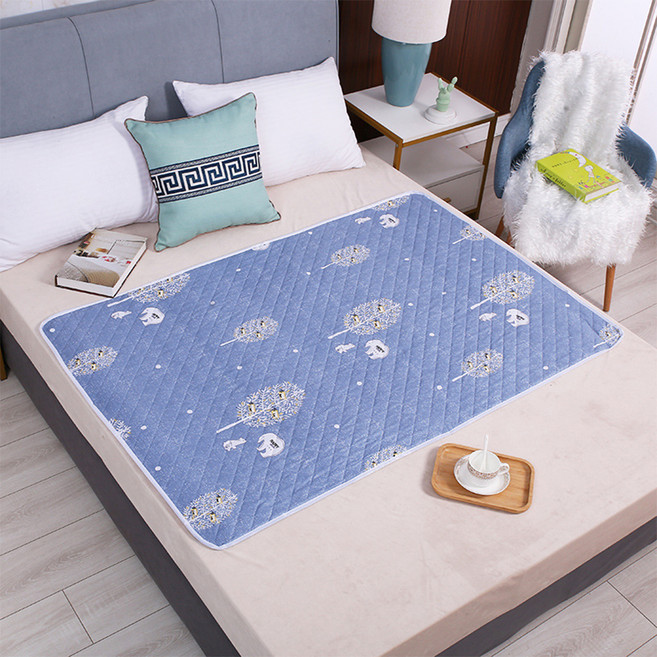 Sleep Club 寢聚 可水洗防水保潔墊 100 × 150cm, 冬季藍, 1個