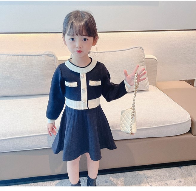 孩童款小香風洋裝