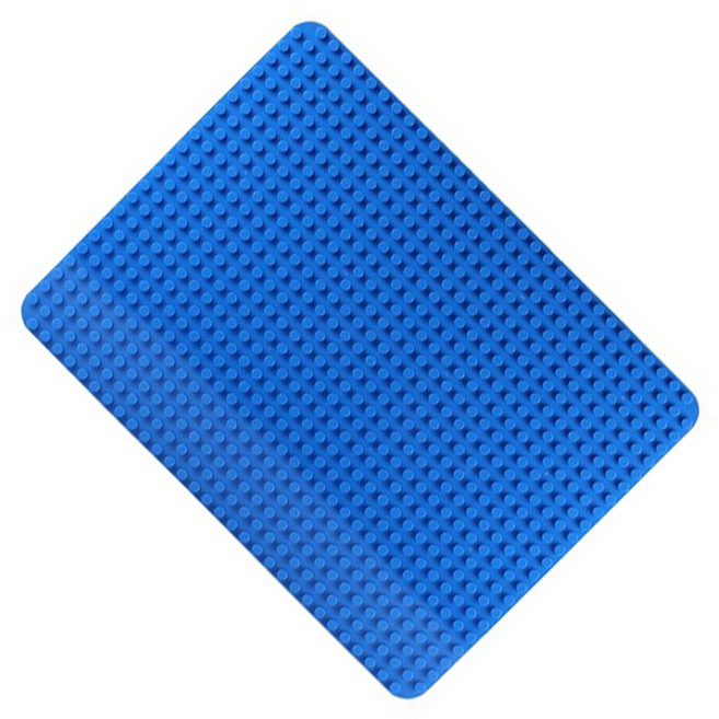 玩具閣樓樂高遊戲板得寶牛津兼容 24 x 32 隔層 38 厘米 x 51 厘米, 藍色, 1片