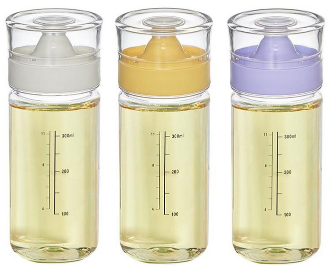 Cimelax 不易碎植物性材質矽膠油瓶3入組 350ml, 3個