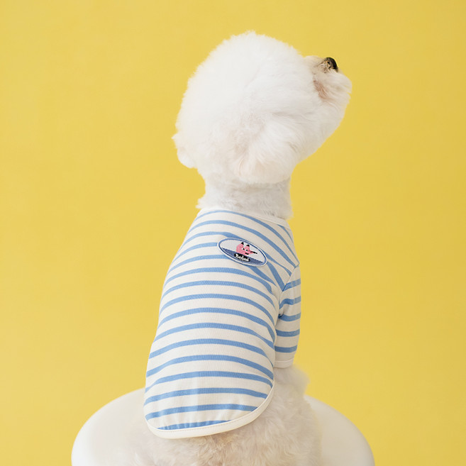 PETSLAND 狗狗Buddies T恤, 1個, 臂章藍色