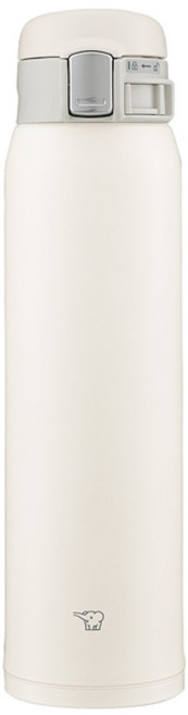ZOJIRUSHI 象印 不銹鋼真空彈蓋式保溫杯 SM-SF60 WM, 1個, 霧面白色, 600ml