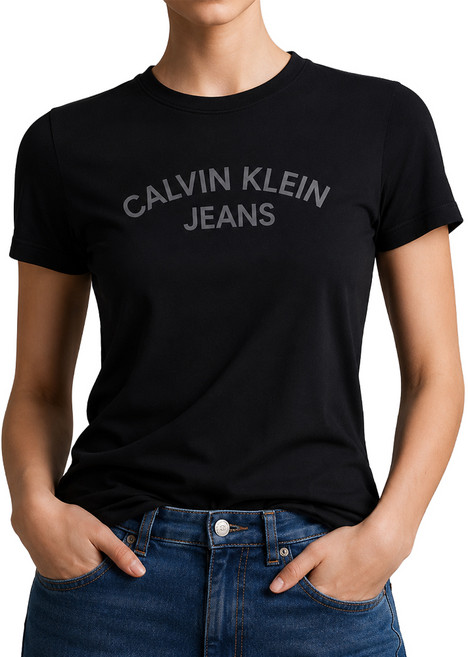 Calvin Klein 女款 Monogram 圖案短袖T恤 478115S