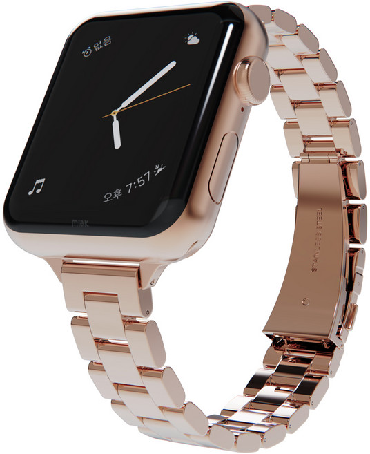 miak Apple Watch金屬錶帶 38/40/41mm通用, 玫瑰金