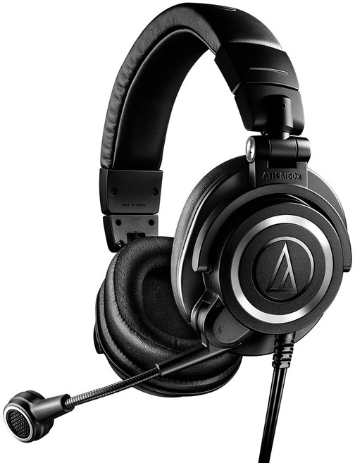 audio-technica 鐵三角 Stream Set XLR 型串流耳機, 黑色, ATH-M50xSTS