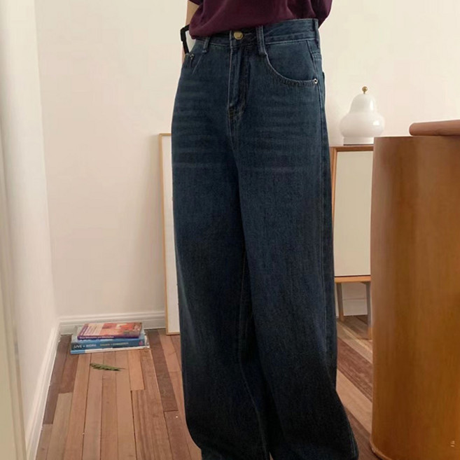 女款 Made J 寬鬆闊腿丹寧褲