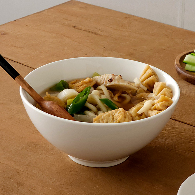 CCLIME 素色麵碗, 奶油白, 2個