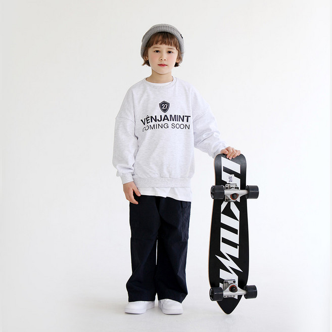 BOOMBOOMKIDS Merci Beaucoup 兒童工裝上下褲裝組 SS24A13