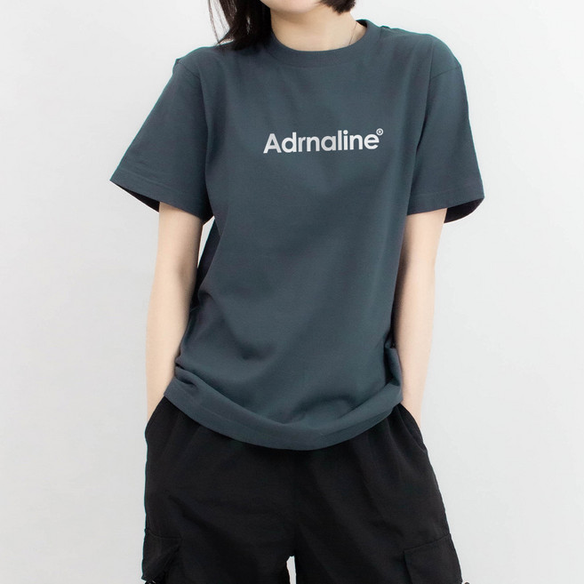 HumbleStudio 女性透氣Adrenaline字母印花夏季17支棉短袖T恤 KK_183_085