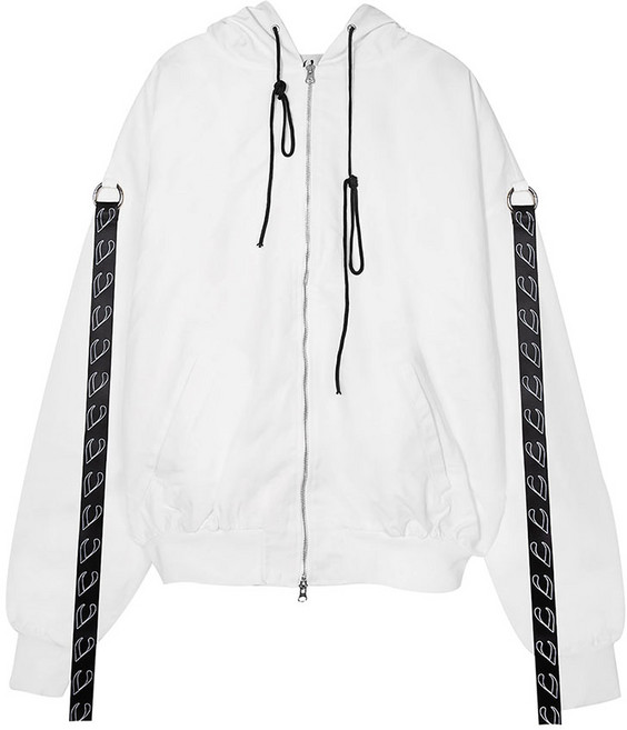 Vibrate WEBBING POINT HOODIE ZIPUP