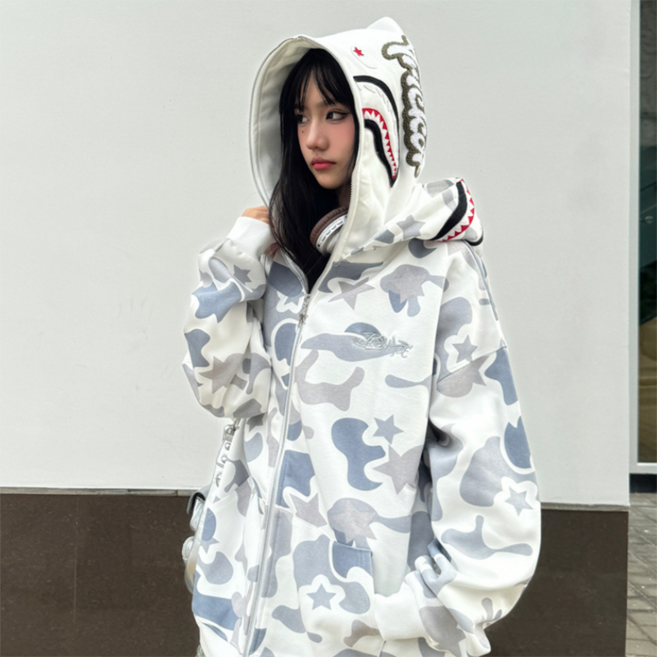 피어니스트 아이스 카모 스트릿 후드 집업