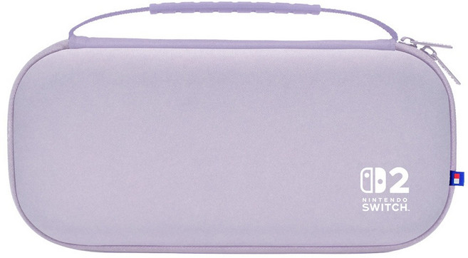 HORI EVA 輕薄硬殼主機保護包 Plus款 Nintendo SwitchTM 2適用, 1個, 淡紫色, NSX-079