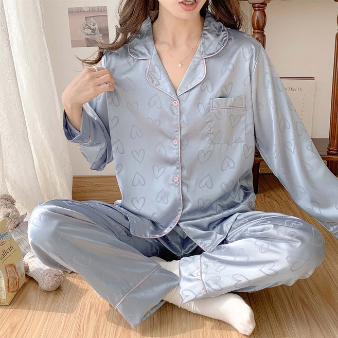 2Estar 女性愛心睡衣居家服上下套裝