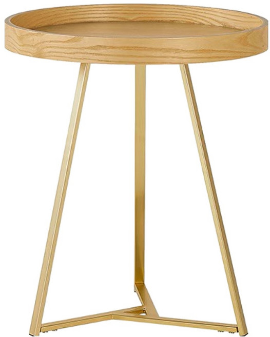 casamia Kevin2 邊桌, 自然白蠟木色