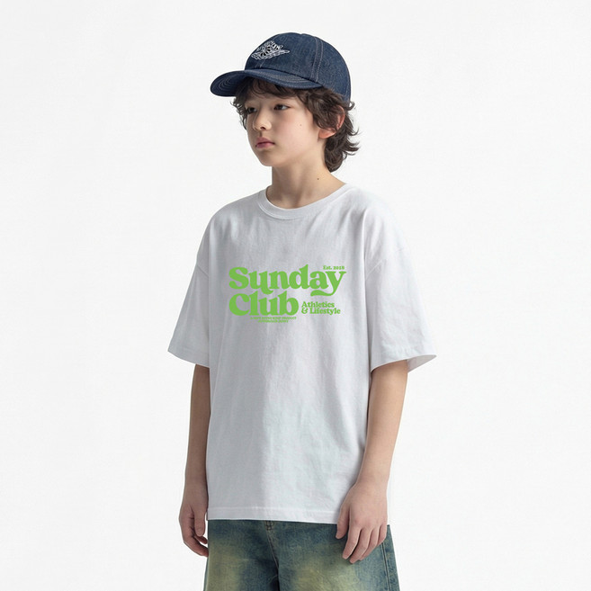 JENNY 寬鬆版型 Sunday Club 短袖T恤 JN2095T