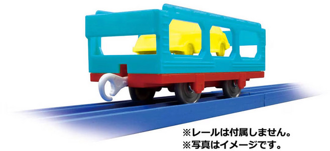 TAKARA TOMY PLARAIL 鐵道王國 TOMICA KF-10 運輸車 TP16130, 蒂芬尼藍, 1個