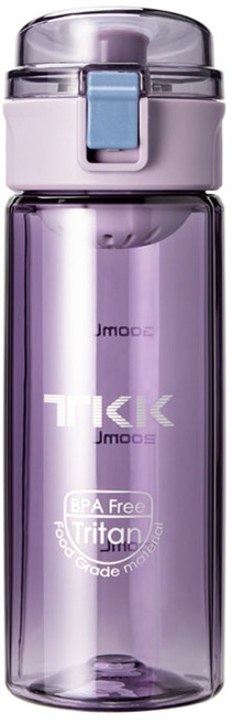 TKK Tritan 辛格運動水壺, 薰衣草紫, 450ml, 1個