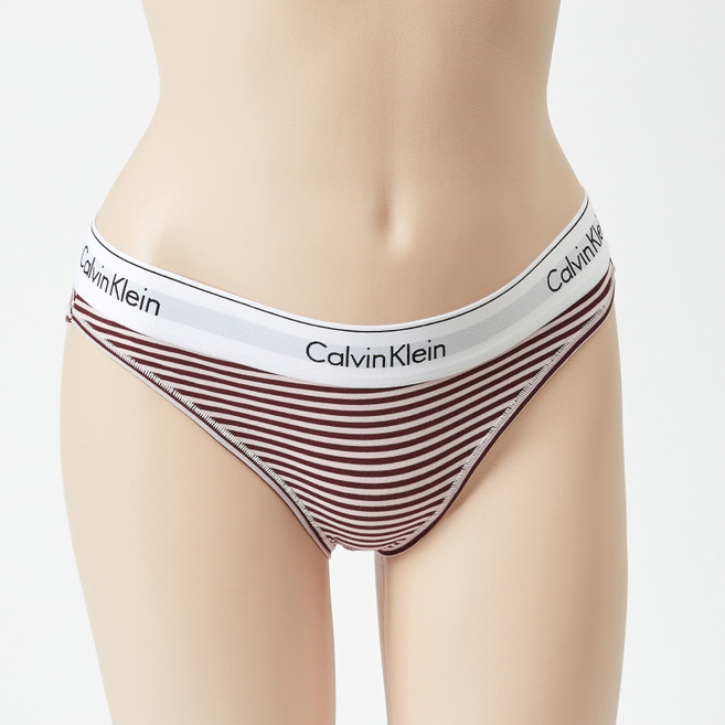 Calvin Klein 凱文克萊 underwear Calvin Klein女款現代棉質比基尼內褲 F3787AD, 互認協議, 1個