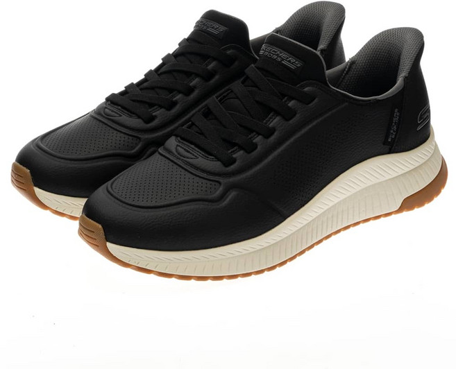 SKECHERS 男款 瞬穿舒適科技 BOBS SQUAD 4 W楦運動鞋 118424WBLK