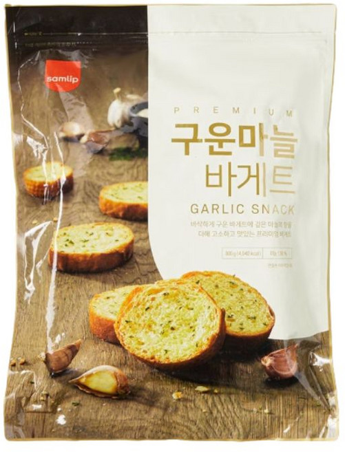 samlip 三立 烤蒜法棍, 800g, 1個