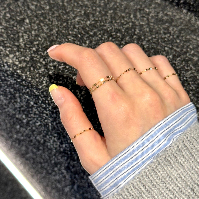 SEMI JEWELRY 女款 14K 幸運草鍊戒