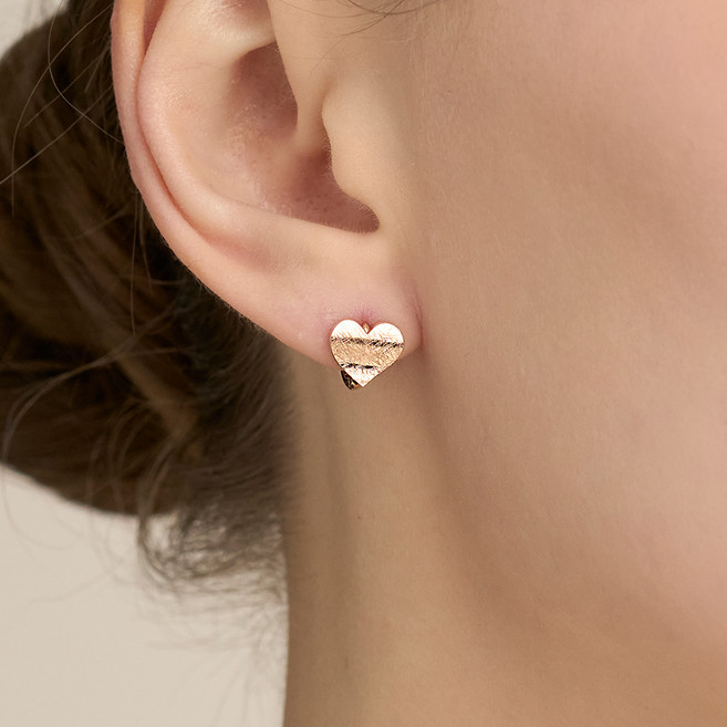 SEMI JEWELRY 女性用 14K 混合式 單觸式 耳環 + 購物袋