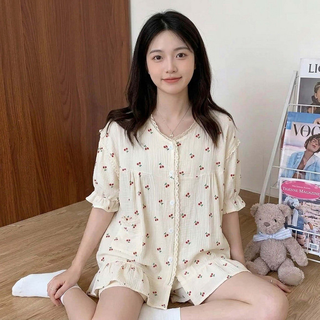 2Estar 女性涼感睡衣 短袖 短褲