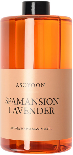 ASOYUN SPA MANSION 香氛身體按摩油 薰衣草, 1L, 1瓶