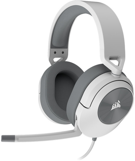 CORSAIR 海盜船 HS55 STEREO 電競耳機麥克風, 白色, 單一商品
