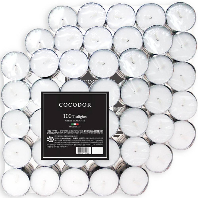 COCODOR 珂珂朵爾 高級白色茶蠟, 無香, 10g, 300個