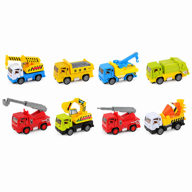 PLAYFUL TOYS 頑玩具 合金工程車組, 混和顏色, 1套