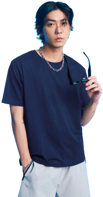 MAJOR MADE 男女通用 二代防潑水機能登峰素T, 藏藍色