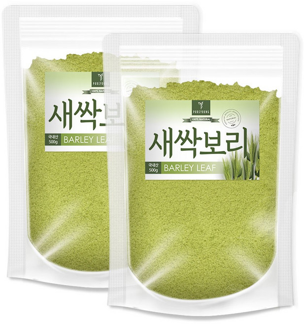 PURE YOUNG 大麥芽汁沖泡粉, 500g, 2包