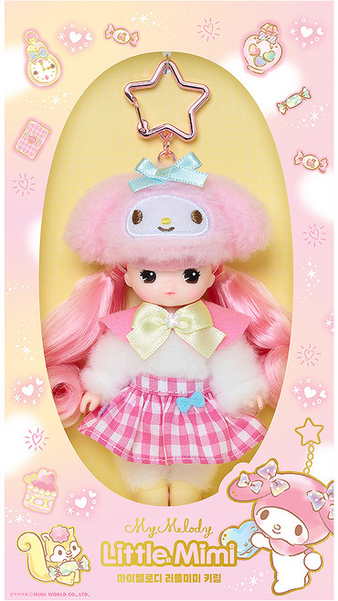 MIMI WORLD Mimi 美樂蒂 Little Mimi 鑰匙圈, 混合色, 1個, 200mm