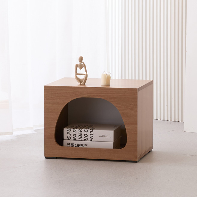 JD FURNITURE 韓國製造 MODI 390 多用途收納邊桌 S(390 x 315 x 310 mm), 相思木, 1個