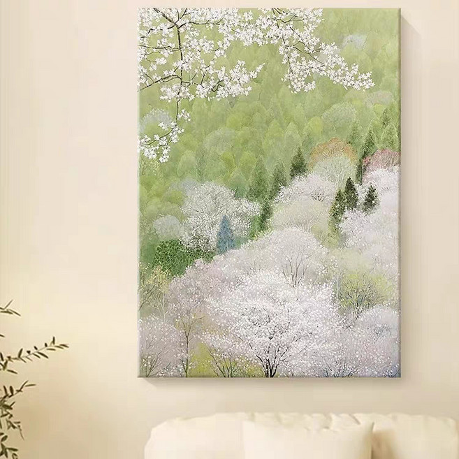 XTER 自然療癒室內裝飾現代壁飾帆布畫框, 花朵C