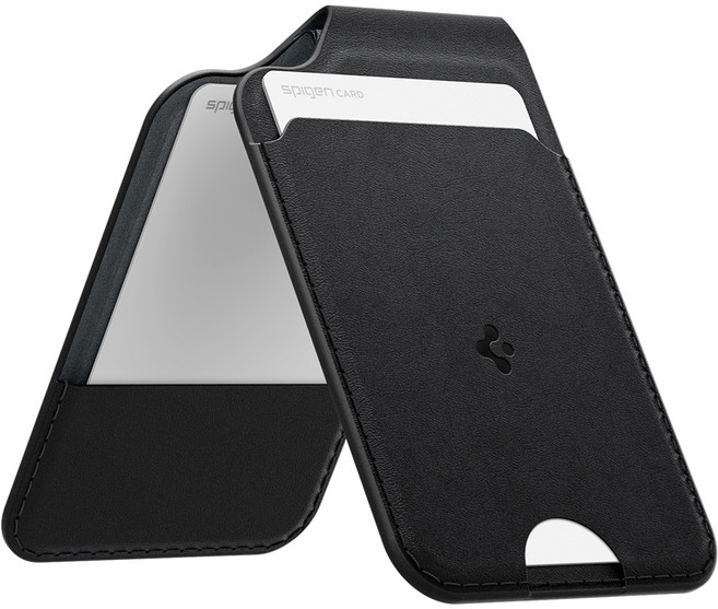 Spigen 磁吸支架卡包, 1個, 黑色