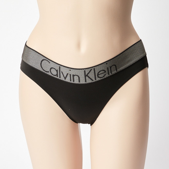 Calvin Klein 女式比基尼三角褲 QF4055AD, 黑色(QF4055AD-001), 1個