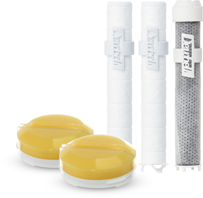 Duvel Wise Eye Basic / 維生素檸檬味過濾器 2p + 沉澱物過濾器 + 碳過濾器套裝, 1組