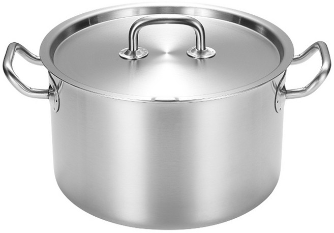 Cookever Pro Premium 電磁爐適用 五層不鏽鋼雙耳鍋 24cm, 1個, 銀色