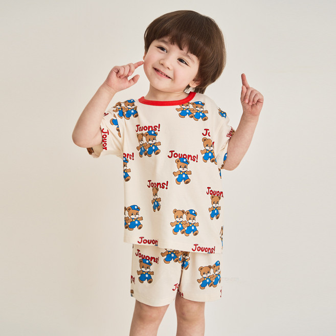 ROTOTO bebe 兒童Carry短袖寬鬆家居服上下套裝