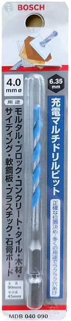 BOSCH 博世 台灣公司貨 六角柄萬用鑽頭 4mm, 1個