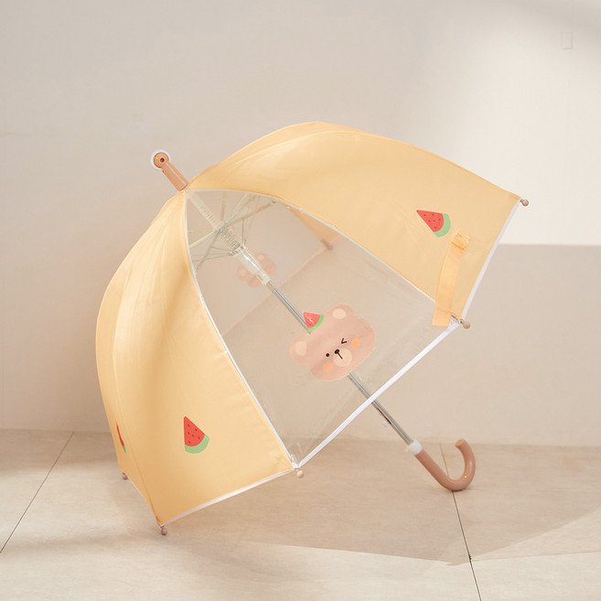 bebenuvo 兒童用滾輪透明帶輪雨傘