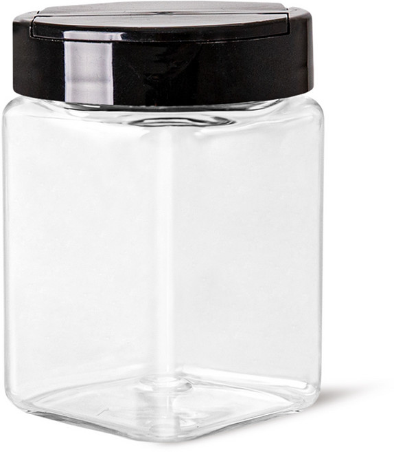 塑膠方形調味罐, 1個, 300ml