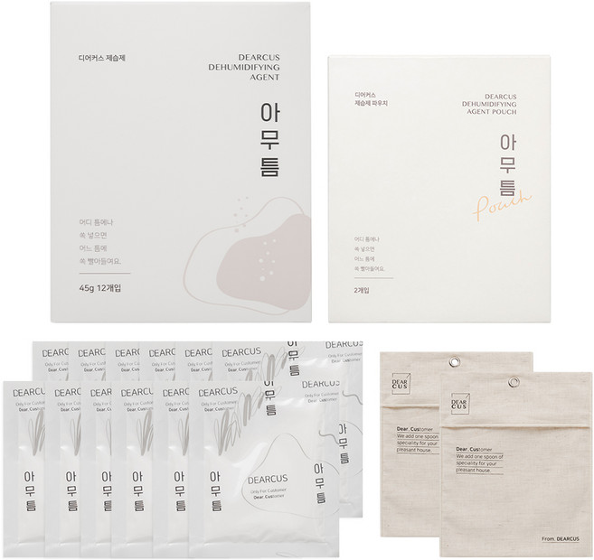 Deercus Amumum 除濕機 12p + 袋裝 2p 套組, 1組, 45g